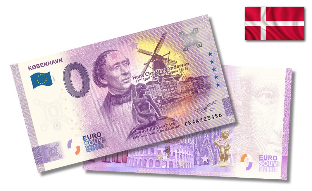 AUKCIE ● Euro Souvenir ● KØBENHAVN [2022] PRÍTISK - Zberateľstvo