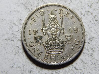 Irsko 1 Shilling 1949 XF č23657 