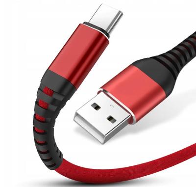 Posilnené nabíjací dátový nylonový kábel USB-C zariadenia USB 3.1 s kb46