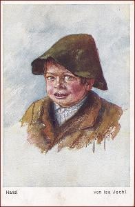 Děti * chlapec, klobouk, portrét, umělecká * XM407