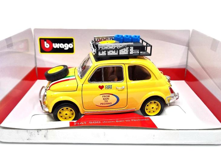 Fiat 500 (from Bari to Pechino) 1:18 Bburago | Aukro