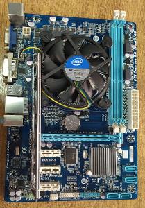 Deska Gigabyte MSI-H61M-DS2V sc.1155 + Intel G630T + fan