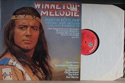 Winnetou-Melodien LP 1966 vinyl Germany Vinetou Film Soundtrack clean