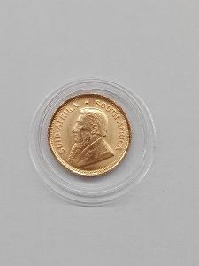 Zlatá investiční mince Krugerrand 1/10 Oz 1981