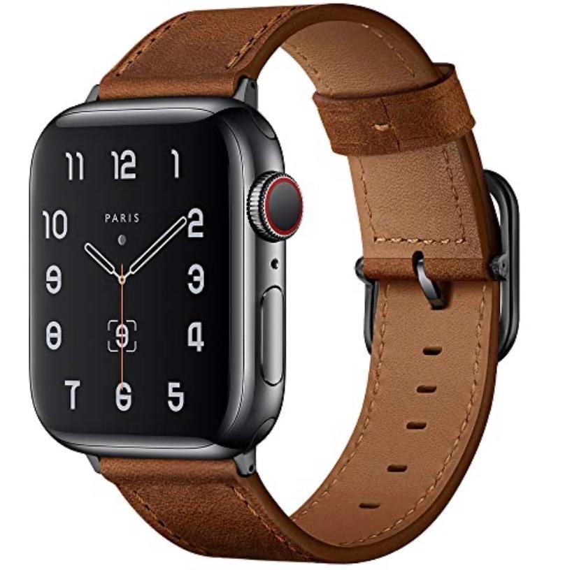 Kožený remienok Apple Watch 38-45mm / kožený - Mobily a smart elektronika
