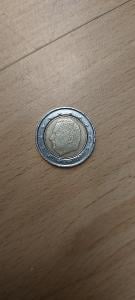 2 eurová raritná minca, zberateľský kus