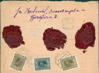 17B1609b Peněžní dopis Brodnik Záhřeb - Fritzi Škoda Vídeň