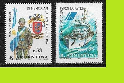 Argentína 1993 Loď + Vojak - MNH**