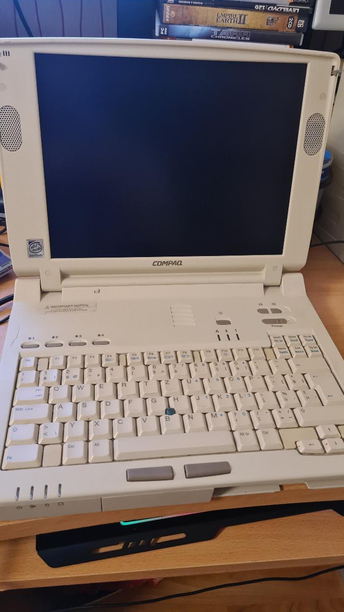 Historick notebook Compaq Armada 7770DMT Aukro