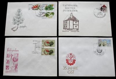 Známky na obálce razítka