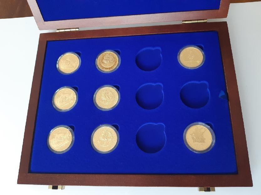 Nedokončená sada zlaté päťdukáty České republiky 2005 až 2016 RRR 8ks - Numizmatika