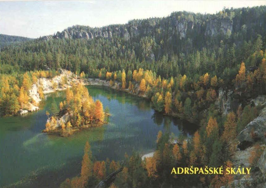 Adršpašské skaly - skalné mesto - Pohľadnice miestopis