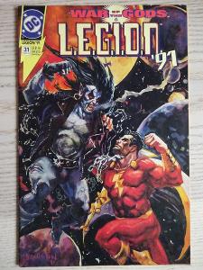 LEGION WAR OF THE GODS , DC COMICS, ANGLICKY, KOMIKS, 1991