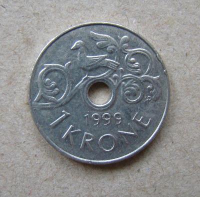 Norsko, 1 Krone 1999