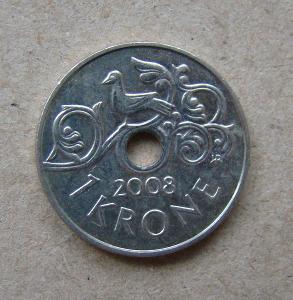 Norsko, 1 Krone 2008