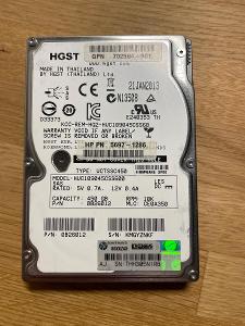 HDD HGST 2.5” SAS 450GB 10000 otáček