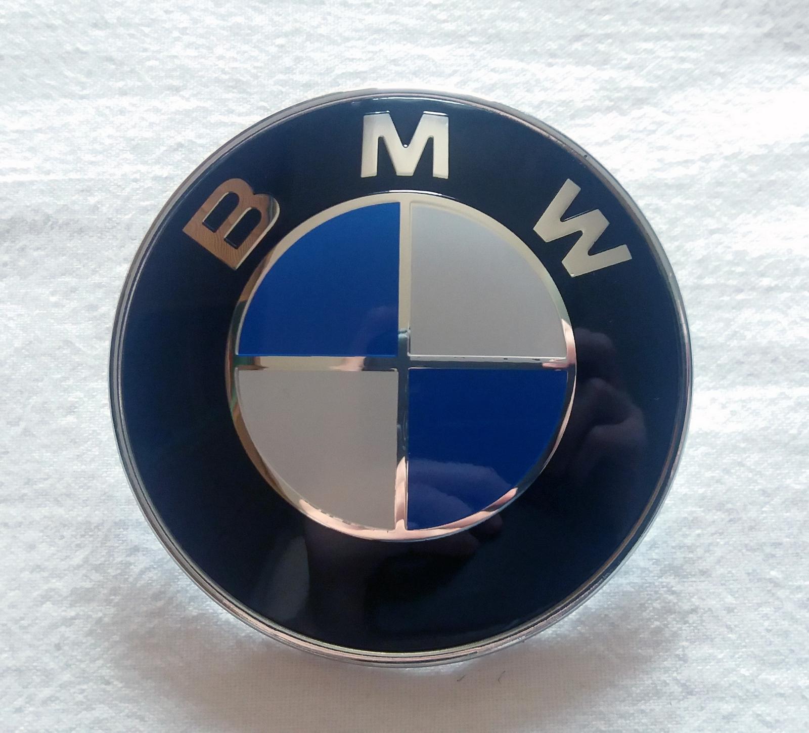 BMW zadný znak modrobiely 78mm - Auto-moto