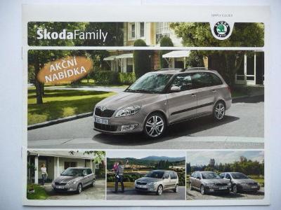 Prospekt - Škoda Family - Akční nabídka - z roku 2010