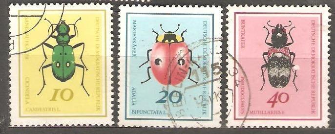 Hmyz DDR - Tematické známky