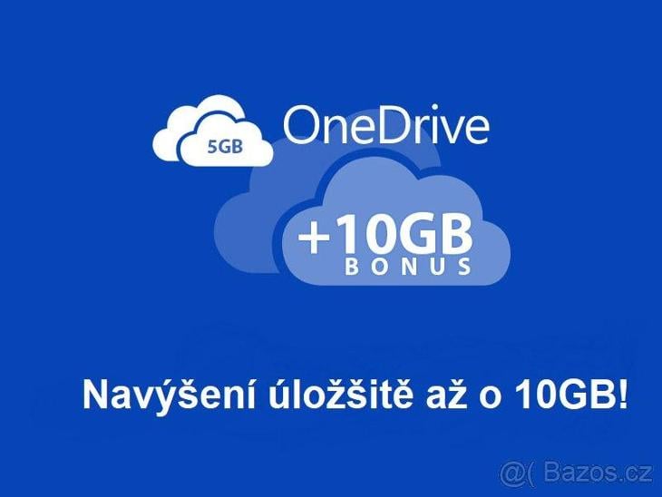 OneDrive +10GB k vašemu účtu - Počítače a hry