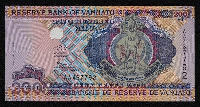 VANUATU (P08a) 200 Vatu ND(1995) UNC Tisk: TDLR