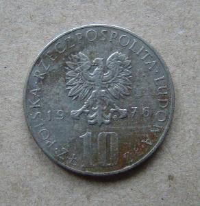 Polsko, 10 Zlotych 1976 Prus