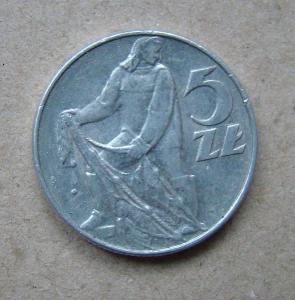 Polsko, 5 Zlotych 1974