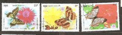 Hmyz Motyle Cambodge 