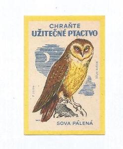 K.č. 2- 633 Chraňte užitečné ptactvo...1956 Solo Sušice