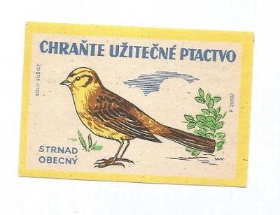 K.č. 2- 635 Chraňte užitečné ptactvo...1956 Solo Sušice