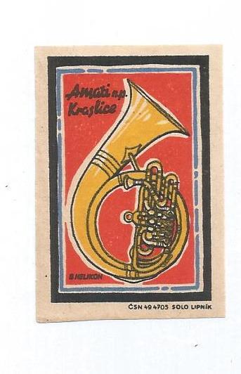 K.č. 2- 1516 Amati Kraslice-hudeb. nástroje...1958 Solo Lipník 