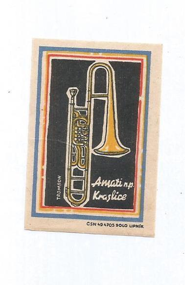 K.č. 2- 1527 Amati Kraslice-hudeb. nástroje...1958 Solo Lipník 