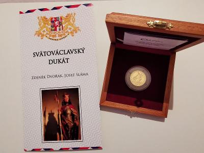 Svatováclavský dukát 2022 Z. Dvořák, J. Sláma, jen 100 ks