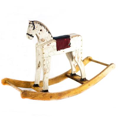 Starožitná hračka - dřevěný houpací koník
