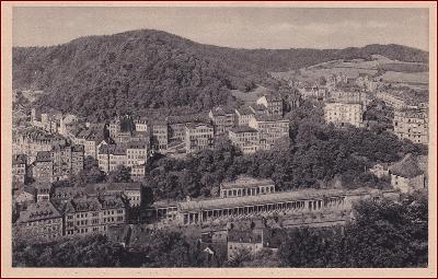 Karlovy Vary (Karlsbad) * pohled na část města * M050