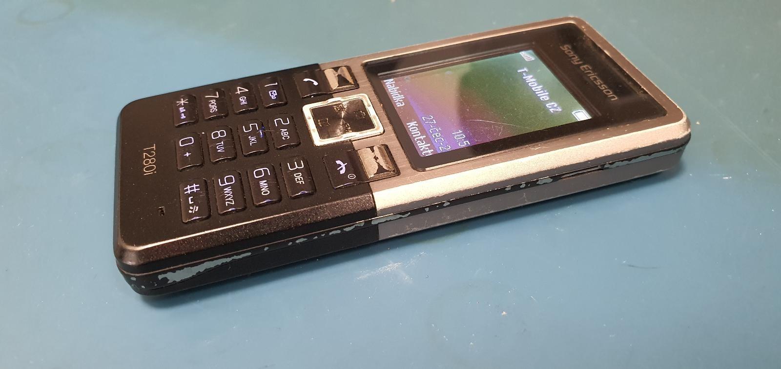 Tlačítkový Mobilní telefon Sony Ericsson T280i  RARITA  - Mobily a chytrá elektronika