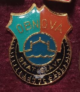 P174 Odznak průmysl - OBNOVA Bratislava  -  1ks
