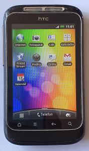 Mobilní telefon HTC Wildfire S Black, ANDROID