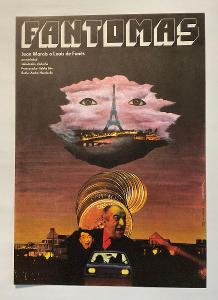 Filmový plakát A3 - FANTOMAS (Tománek, 1980)