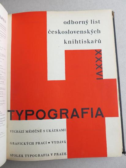 Typografia (+PŘÍLOHY). Ročník XXXVI. (36.) - 1929. Odbo - Knihy a časopisy
