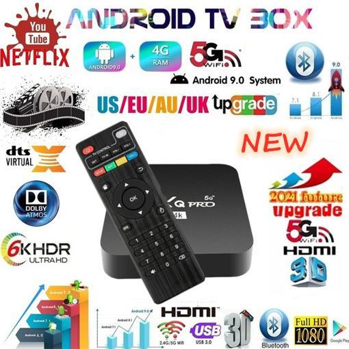 Android 11.1 Smart TV BOX MXQ PRE 8K 4GB RAM 64GB ROM - TV, audio, video