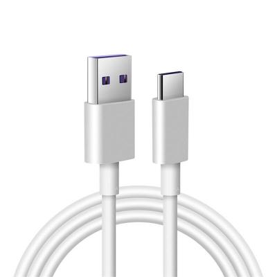 Kabel USB - C, délka 20 cm, bílý.
