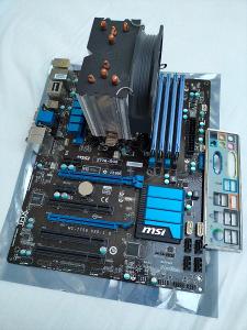 Komplet: MSI Z77A-G43 + Intel i5-2500K + chladič PC Fera 3 + 16 GB RAM
