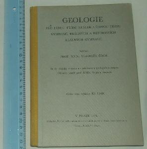 Geologie - učebnice - 1934 V. Čech - petrografie tektonická dynamická
