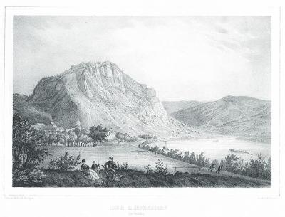 Kozí vrch, Semmler, litografie, 1845