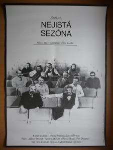 Filmový plakát - Nejistá sezóna - z roku 1987 - velký formát