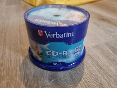 CD-R Verbatim, prázdná CD 50ks nerozbaleno