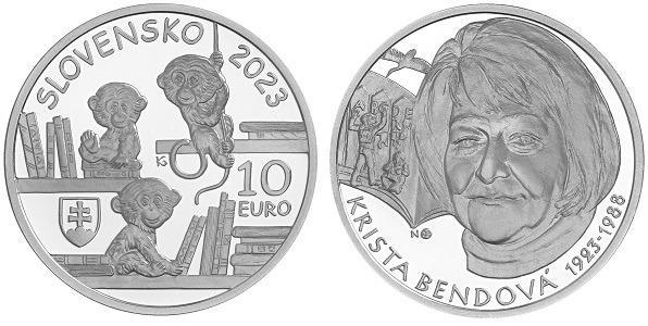 PSM 10 eur - "100. výročie narodenia Krista Bendová"B.K. - Sběratelství
