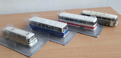 4 modely autobus Ikarus, Neoplan DeAGOSTINI - 1:72