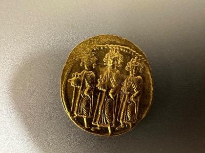 Zlatý Solidus - Heraclius - 610-641 n.l. - Byzanc !!!úžasný stav!!!